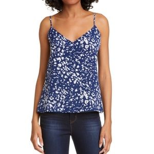 NWT L’Agence Jane Print Silk Cami Tank L